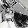Disneyland Astro Jet with Fess Parker and Kathleen Crowley, 1956